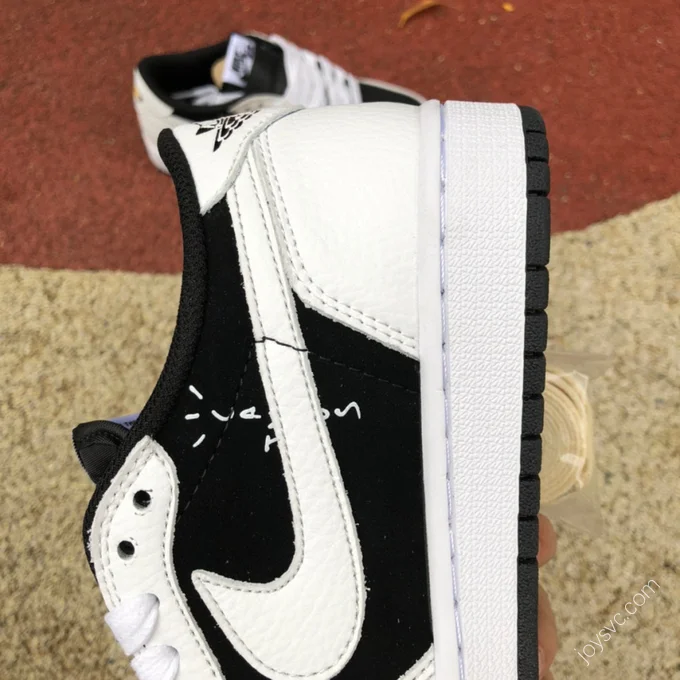 Travis Scott x Air Jordan 1 Low Black White Panda Z DM7866-101