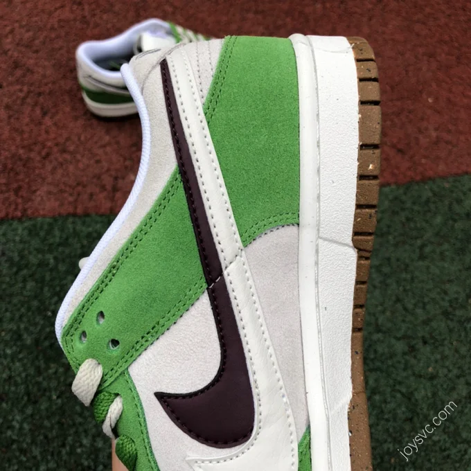 Nike Dunk Low White Green Suede DO9457-103