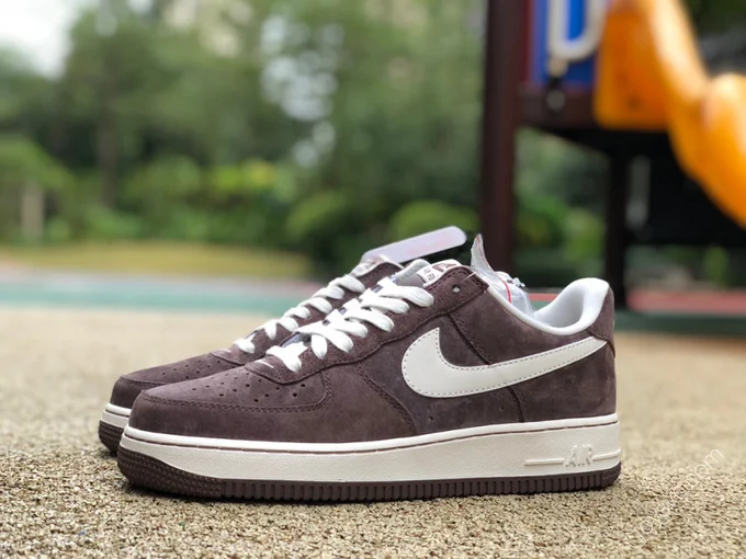 Nike Air Force 1 '07 Dark Brown Suede Sneakers DL0701-200