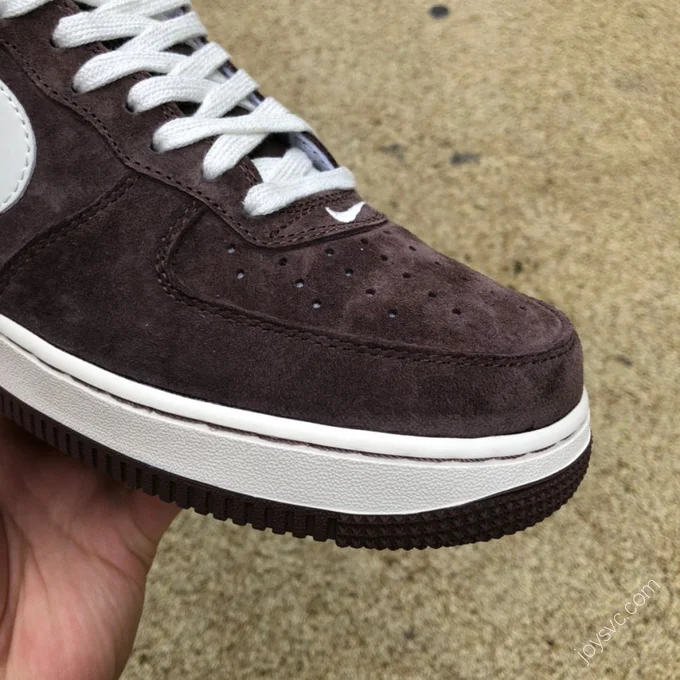 Nike Air Force 1 '07 Dark Brown Suede Sneakers DL0701-200