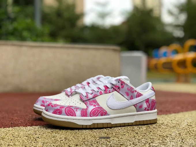 Nike SB Dunk Low PRM QS White Pink Paisley CT5053-061