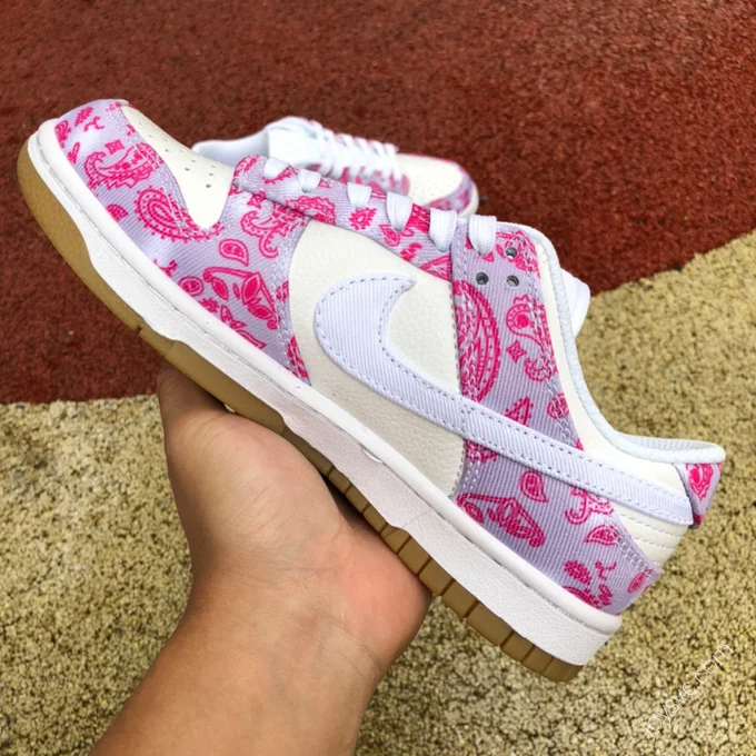 Nike SB Dunk Low PRM QS White Pink Paisley CT5053-061