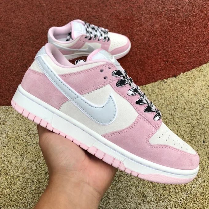 Nike Dunk Low Grey Pink Suede DV3054-600