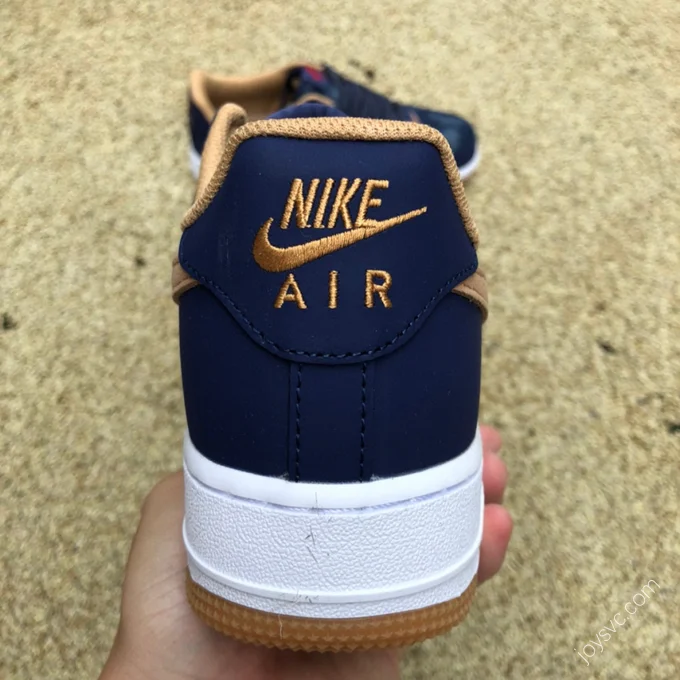 Nike Air Force 1 '07 Blue/Brown Swoosh DD1259-400