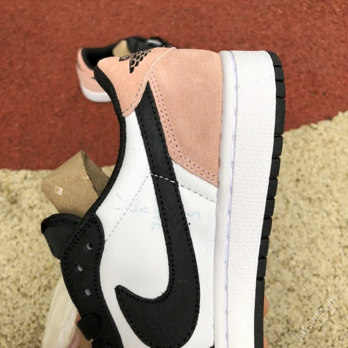 Travis Scott x Air Jordan 1 Low Black Pink Gold Hook CQ4277-995