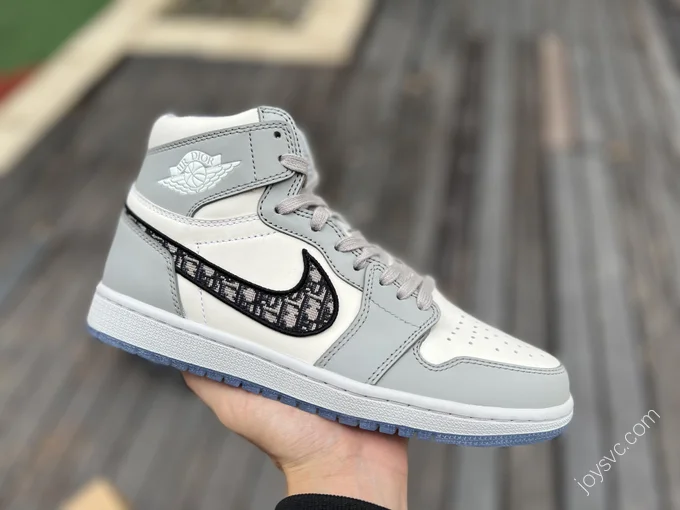 Dior x Air Jordan 1 High OG White Gray CN8607-002