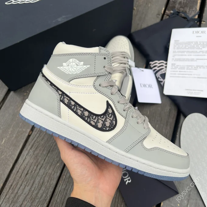 Dior x Air Jordan 1 High OG White Gray CN8607-002