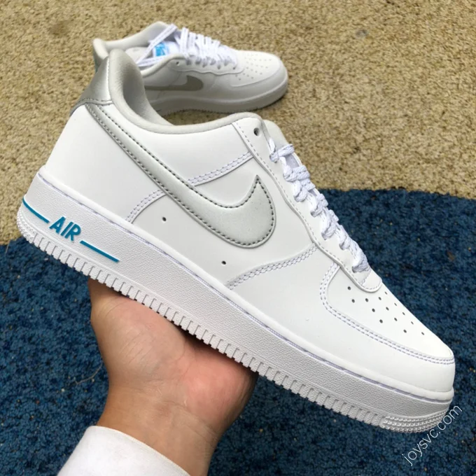 Nike Air Force 1 '07 White/Blue/Silver DR0142-100