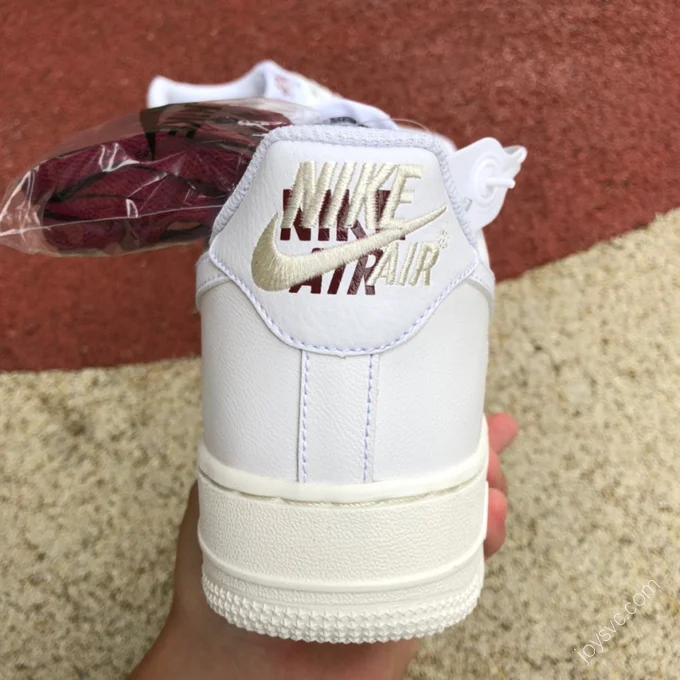 Nike Air Force 1 Beige Transparent Double Swoosh DQ7664-100