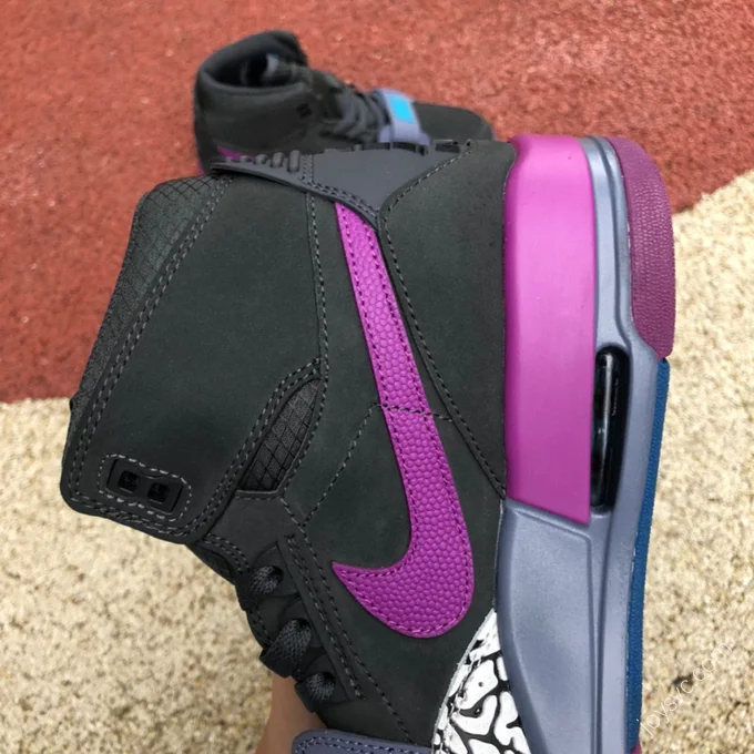 Air Jordan Legacy 312 Black Purple High High-Top Sneaker AV3922-005