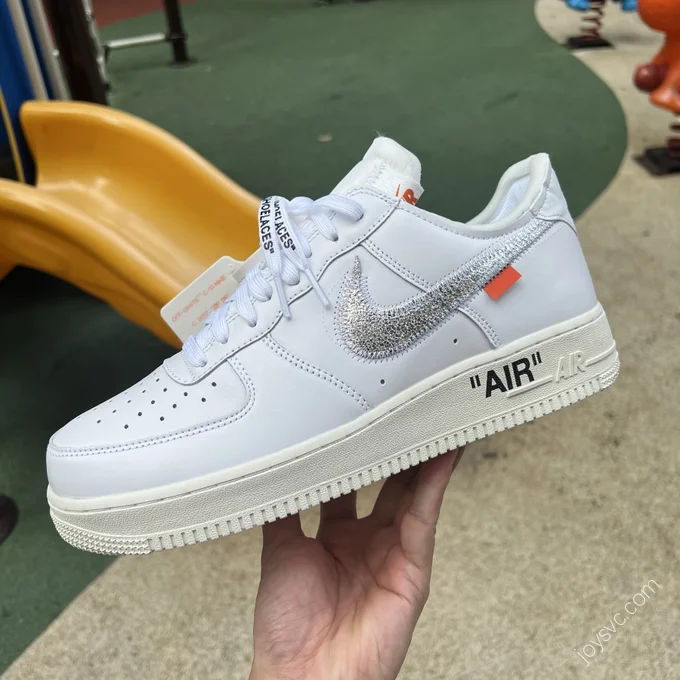 Off-White x Nike Air Force 1 White/Silver AO4297-100