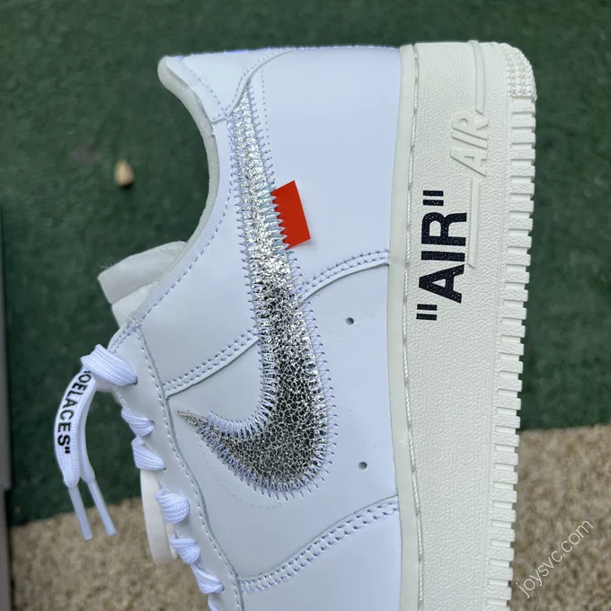 Off-White x Nike Air Force 1 White/Silver AO4297-100