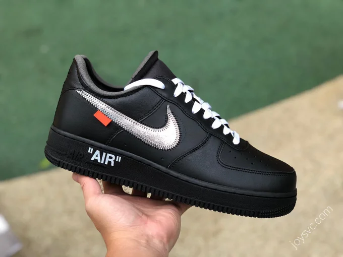 Off-White x Nike Air Force 1 Black/Silver AV5210-100