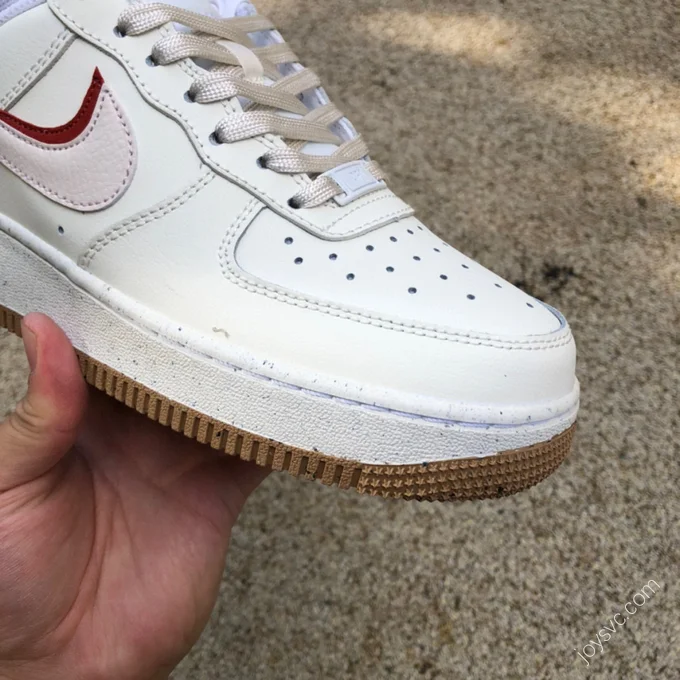 Nike Air Force 1 Cream White/Pink Double Swoosh DX6065-101