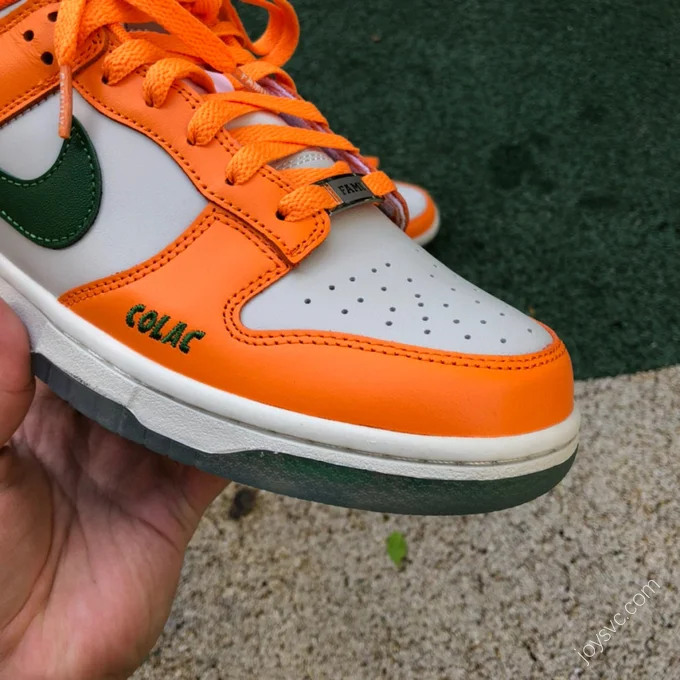 Florida A&M x Nike Dunk Low White Orange DR6188-800