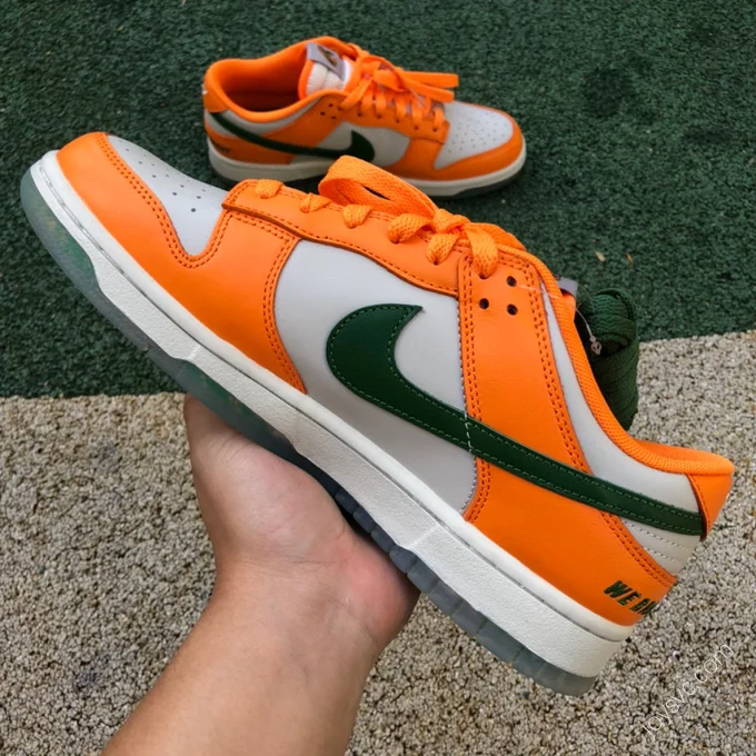 Florida A&M x Nike Dunk Low White Orange DR6188-800