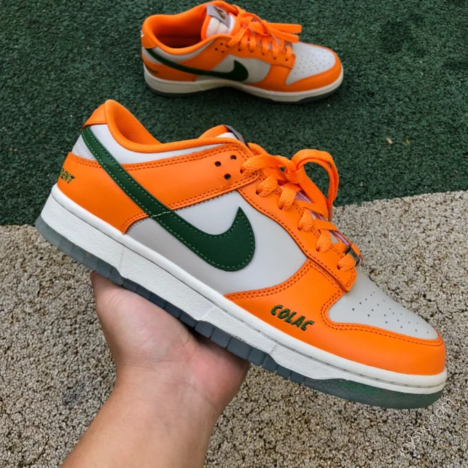 Florida A&M x Nike Dunk Low White Orange DR6188-800