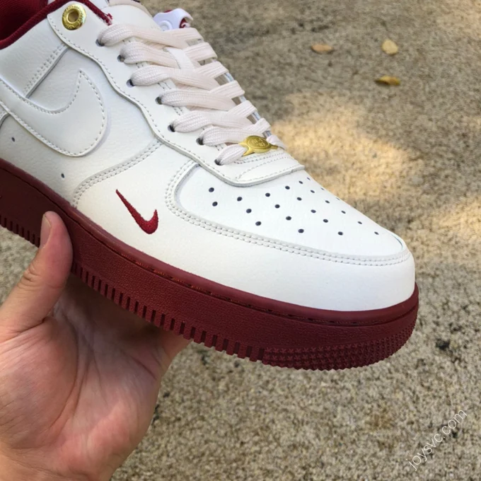 Nike Air Force 1 Beige/Red 40th Anniversary DQ7582-100