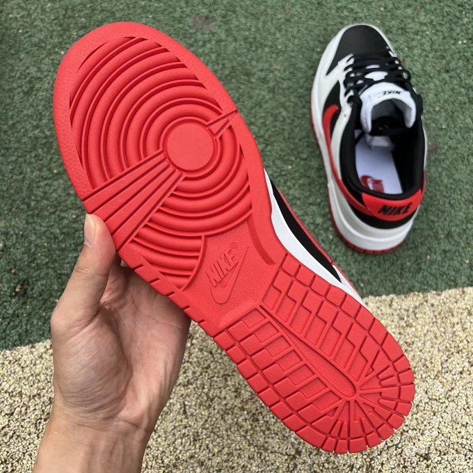 Nike Dunk Low White Black Red FD9762-061