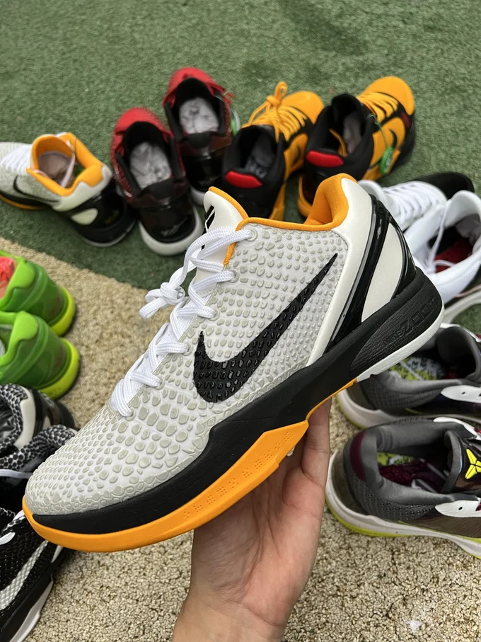 Nike Kobe 6 Protro White Yellow CW2190-100