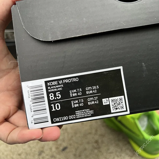 Nike Kobe 6 Protro Black White CW2190-002-300