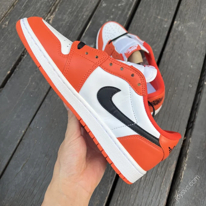 Air Jordan 1 OG White Orange Sneakers CZ0775-CZ0790-801