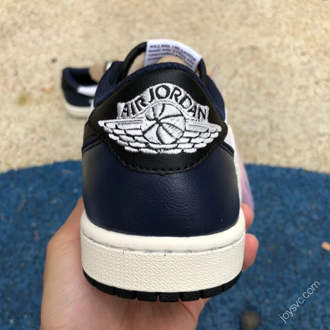 Travis Scott x Air Jordan 1 Low Black White Navy Blue CQ4277-999