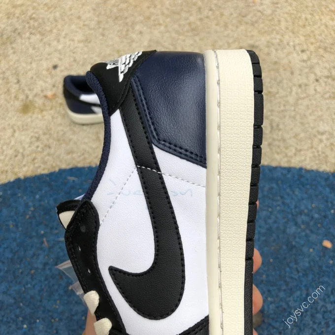 Travis Scott x Air Jordan 1 Low Black White Navy Blue CQ4277-999