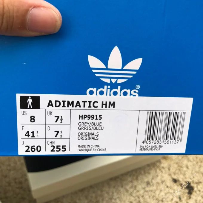 Adidas Adimatic Blue Grey HP991