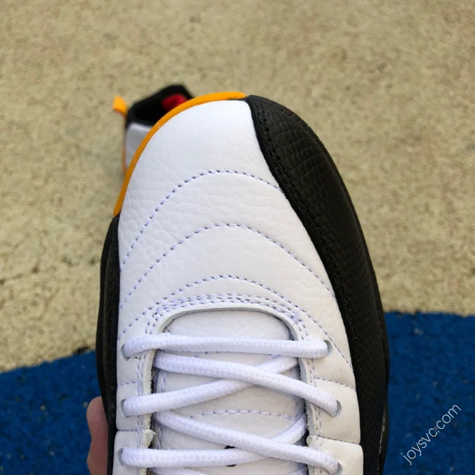 Air Jordan 12 25th Anniversary Black White Yellow Sneakers DR8887-100