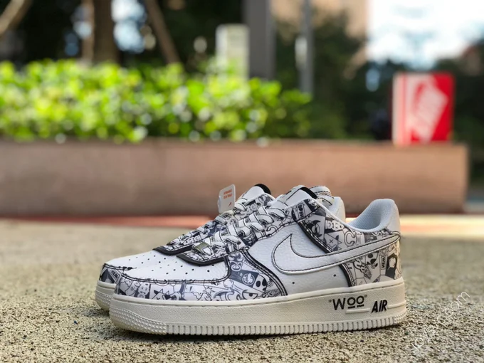 Nike Air Force 1 '07 White Graffiti ZG0088-812