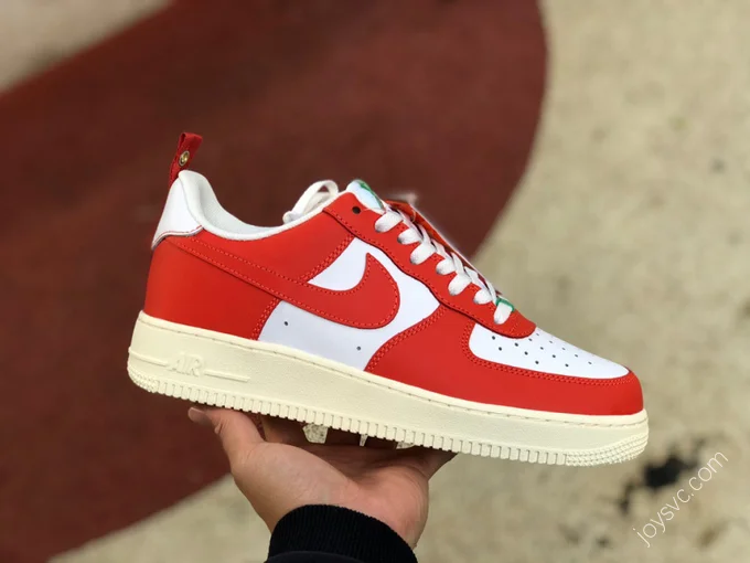 Nike Air Force 1 '07 LV8 Low Christmas Red Sneakers DX3141-861