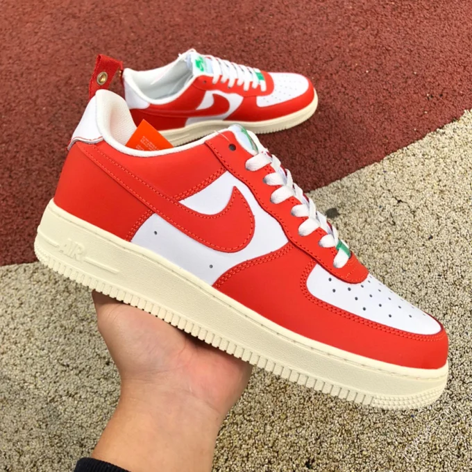 Nike Air Force 1 '07 LV8 Low Christmas Red Sneakers DX3141-861