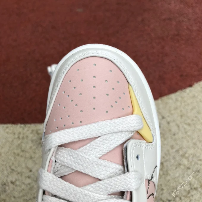 Nike Dunk Low Disrupt 2 White Pink Yellow DV4024-001