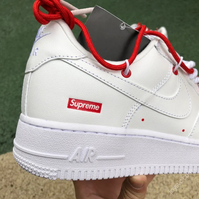 Supreme x Nike Air Force 1 White/Red CU9225-100