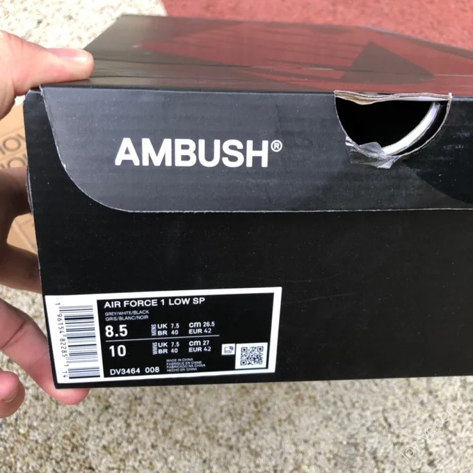 AMBUSH x Nike Air Force 1 SP White/Grey DV3464-008