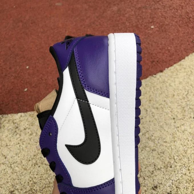 Air Jordan 1 Low Golf White Purple Sneakers DD9315-105