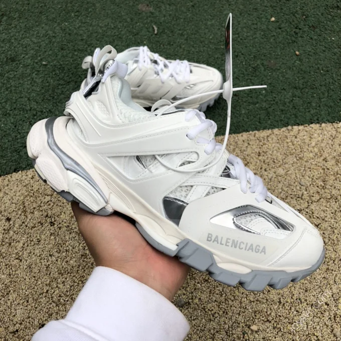 Balenciaga Triple S Silver Grey White