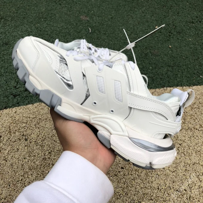 Balenciaga Triple S Silver Grey White