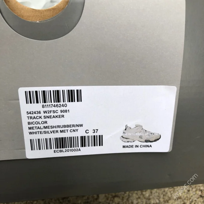 Balenciaga Triple S Silver Grey White