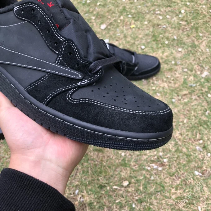 Travis Scott x Air Jordan 1 Low Black Phantom T1 DM7