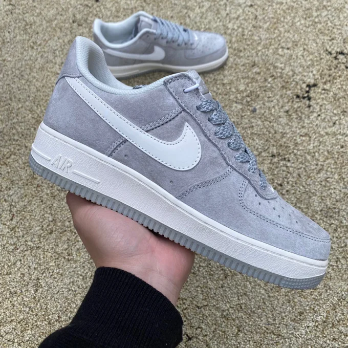 Nike Air Force 1 '07 White/Grey Suede DC4832-002