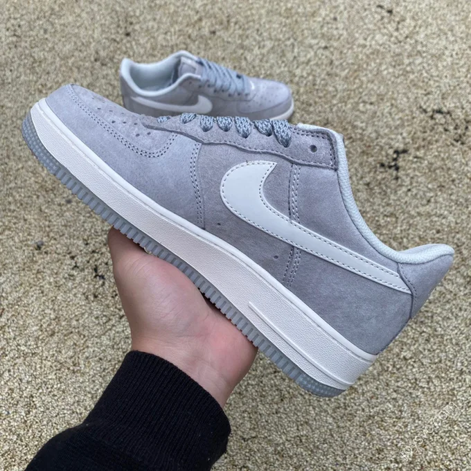 Nike Air Force 1 '07 White/Grey Suede DC4832-002