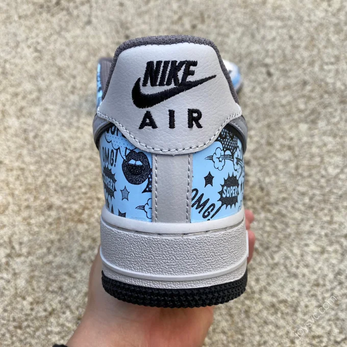 Nike Air Force 1 '07 Grey 3M Graffiti ZG0088-822