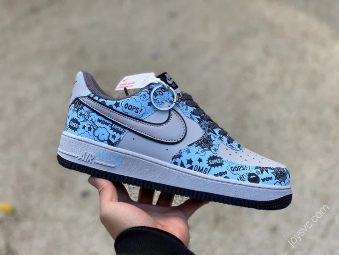 Nike Air Force 1 '07 Grey 3M Graffiti ZG0088-822