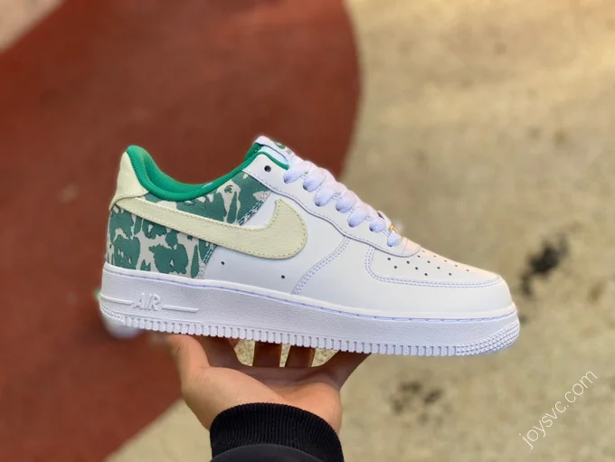 Nike Air Force 1 '07 LV8 Coconut Milk Neptune Green Sneakers DX3365-100