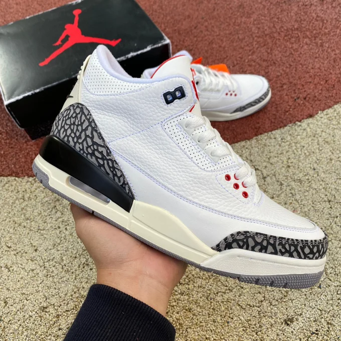 Air Jordan 3 White Cement Reimagined Sneaker DN3707-100