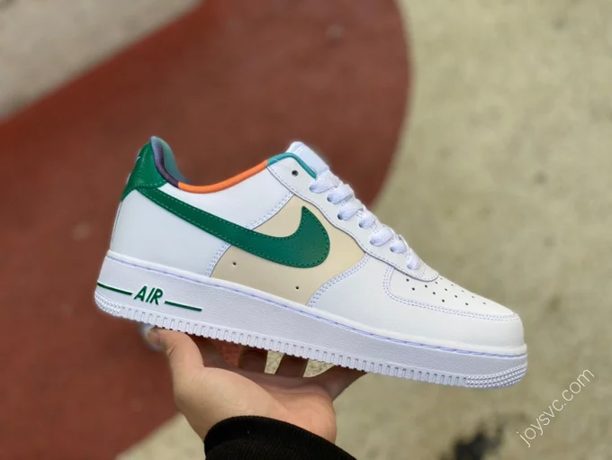 Nike Air Force 1 '07 LV8 EMB White/Green/Brown DM0109-100