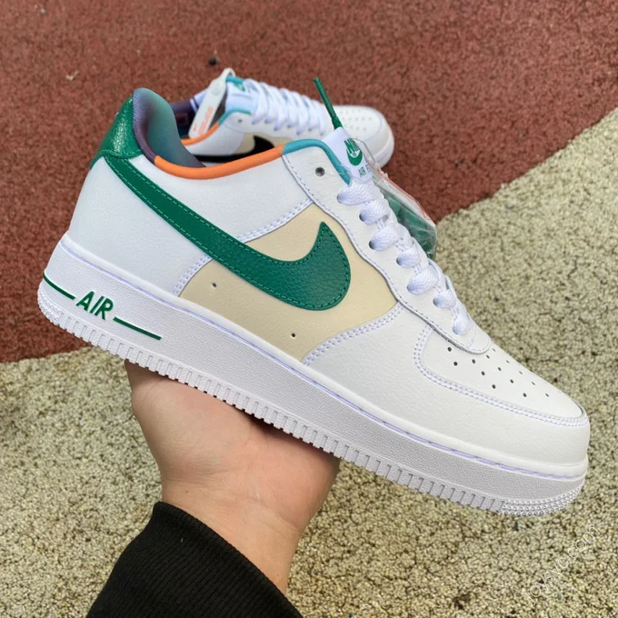 Nike Air Force 1 '07 LV8 EMB White/Green/Brown DM0109-100