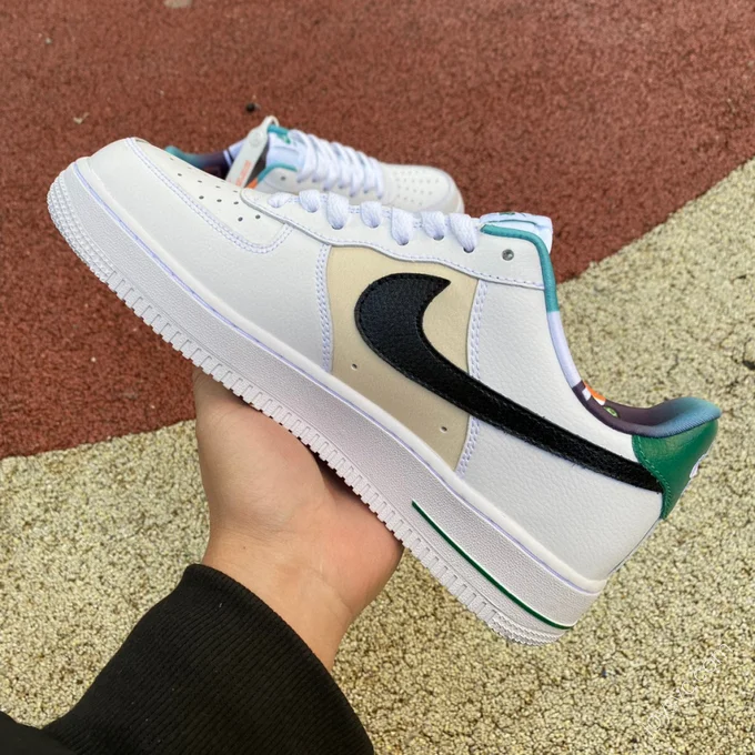 Nike Air Force 1 '07 LV8 EMB White/Green/Brown DM0109-100